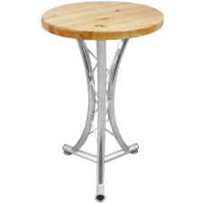 ALUTRUSS Bistro Table curved világítás