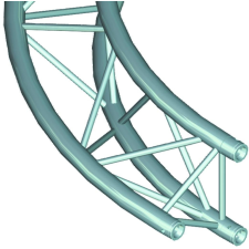 ALUTRUSS DECOLOCK DQ-3 Circle Element d=2m < 90° világítás