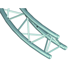 ALUTRUSS DECOLOCK DQ-3 Circle Element d=4m /\ 90° világítás