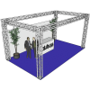 ALUTRUSS Truss set QUADLOCK 6082 rectangle 7x4x3.5m (WxDxH)