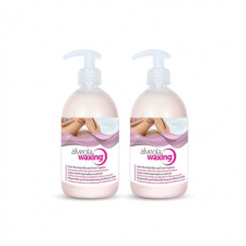 Alveola Waxing Őszibarackos ápoló gyantázás után 2x300ml AW9712 szőrtelenítés