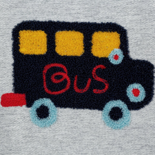  Alvin autós gyerek függöny Ezüst 140x250 cm lakástextília