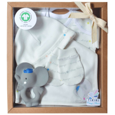  Alvin az elefánt – Újszülött baba 5 részes ajándékcsomag kombidressz, body