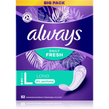 Always Daily Fresh Long tisztasági betétek parfümmentes 52 db intim higiénia