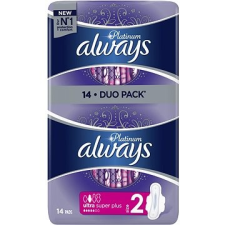 Always Platinum Ultra Super Plus Duopack, 14 db intim higiénia