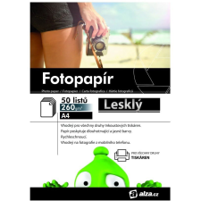 Alza.cz Alza fotópapír A4, 260g, fényes (56021) fotópapír