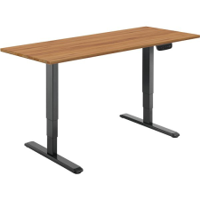 AlzaErgo Table ET1 NewGen fekete + TTE-03 160x80cm bambusz asztallap íróasztal