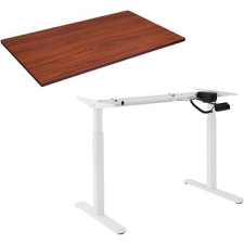 AlzaErgo Table ET2 fehér + lap TTE-12 120x80 cm barna furnér íróasztal