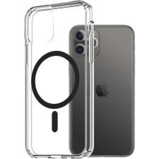 AlzaGuard Crystal Clear TPU Case Compatible with Magsafe iPhone 11 Pro fekete tok tok és táska