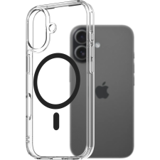 AlzaGuard Crystal Clear TPU Case Compatible with Magsafe iPhone 17 fekete tok tok és táska