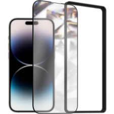 AlzaGuard DiamondShiel Glass iPhone 14 Pro 3D üvegfólia + felhelyező keret mobiltelefon kellék