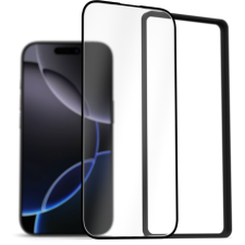 AlzaGuard Elite Resin Glass iPhone 16 Pro 3D üvegfólia (AGD-TGER15B) mobiltelefon kellék