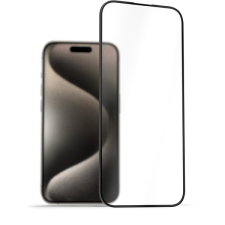 AlzaGuard FullCover iPhone 15 Pro 2.5D üvegfólia mobiltelefon kellék