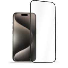 AlzaGuard FullCover iPhone 15 Pro 2.5D üvegfólia (AGD-TGB0137) mobiltelefon kellék