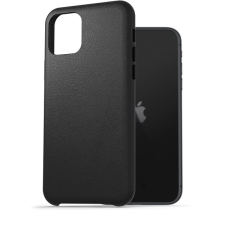 AlzaGuard Genuine iPhone 11 fekete bőr tok tok és táska