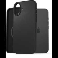 AlzaGuard iPhone 16 Plus Magsafe fekete bőr tok (AGD-GLCM10B) tok és táska