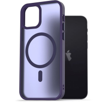 AlzaGuard Matte Case Compatible with Magsafe iPhone 12 / 12 Pro sötétlila tok tok és táska
