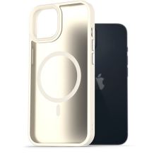 AlzaGuard Matte Case Compatible with Magsafe iPhone 13 fehér tok tok és táska