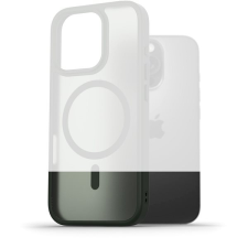 AlzaGuard Matte Case Compatible with Magsafe iPhone 16 Pro sötétzöld tok tok és táska