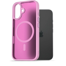 AlzaGuard Matte Case Compatible with Magsafe iPhone 16 rózsaszín tok tok és táska