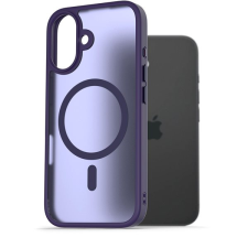 AlzaGuard Matte Case Compatible with Magsafe iPhone 16 sötétlila tok tok és táska