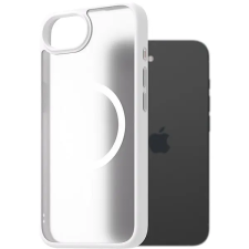 AlzaGuard Matte Case Compatible with Magsafe iPhone 16e / 17e fehér tok tok és táska