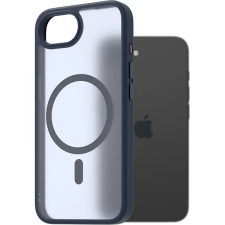 AlzaGuard Matte Case Compatible with Magsafe iPhone 16e / 17e sötétkék tok tok és táska