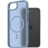 AlzaGuard Matte Case Compatible with Magsafe iPhone 16e / 17e világoskék tok