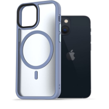 AlzaGuard Matte Case iPhone 13 Mini MagSafe világoskék tok tok és táska