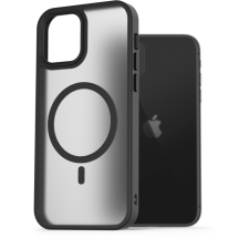 AlzaGuard Matte iPhone 11 Magsafe fekete tok (AGD-PCMM55B) tok és táska