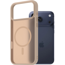 AlzaGuard Matte iPhone 17 Pro Max homokszínű MagSafe tok (AGD-PCMM479SG) tok és táska