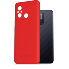 AlzaGuard Matte Xiaomi Redmi 12C piros TPU tok tok és táska