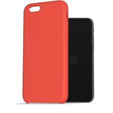 AlzaGuard Premium Liquid Silicon iPhone 7/8/SE 2020 - piros tok és táska