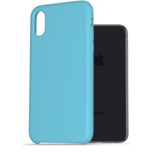 AlzaGuard Premium Liquid Silicon iPhone X/Xs - kék tok és táska