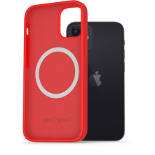 AlzaGuard Silicone Case Compatible with Magsafe iPhone 12 Mini piros tok (AGD-PCMS13R) tok és táska