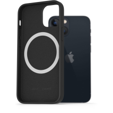 AlzaGuard Silicone Case Compatible with Magsafe iPhone 13 Mini fekete tok (AGD-PCMS15B) tok és táska