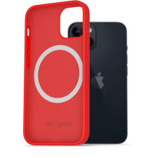 AlzaGuard Silicone Case Compatible with Magsafe iPhone 14 piros tok tok és táska