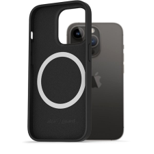 AlzaGuard Silicone Case Compatible with Magsafe iPhone 14 Pro fekete tok tok és táska