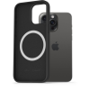 AlzaGuard Silicone Case Compatible with Magsafe iPhone 15 Pro Max fekete tok (AGD-PCMS22B)
