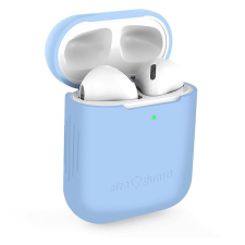 AlzaGuard Skinny Silicone Case Airpods 1. és 2. generáció, kék fülhallgató, fejhallgató tok