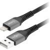 AlzaPower AluCore USB-A to Lightning (C189) Ultra Durable 1m sötétszürke (APW-CBSMFI18901B)