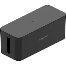 AlzaPower Cable Box Basic Medium fekete kábel és adapter