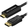 AlzaPower Core DisplayPort (M) - HDMI (M) FullHD 5 m, fekete