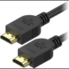 AlzaPower Core Premium HDMI 2.1 High Speed 8K 1m - fekete (APW-CBHD21S010B)