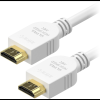 AlzaPower Core Premium HDMI 2.1 High Speed 8K, 5m - fehér (APW-CBHD21S050W)