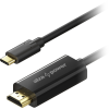AlzaPower Core USB-C to HDMI 4K 1m - fekete (APW-CBTCHD20010B)