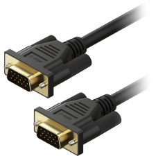 AlzaPower Core VGA 2m - fekete (APW-CBVG020B) kábel és adapter