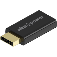AlzaPower DisplayPort (M) to HDMI (F) FullHD 60Hz fekete (APW-ADDPHD3B) kábel és adapter