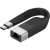 AlzaPower FlexCore USB-C 3.2 Gen 1 (M) to LAN (F), fekete