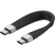 AlzaPower FlexCore USB-C to USB-C 3.2 Gen 2 100W 10 Gbps, fekete
